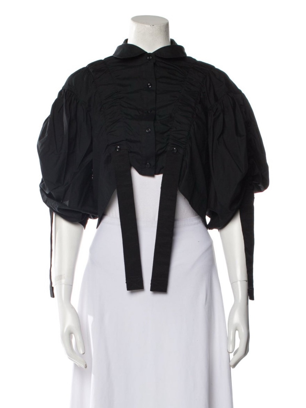 Simone Rocha Short Sleeve Crop Top